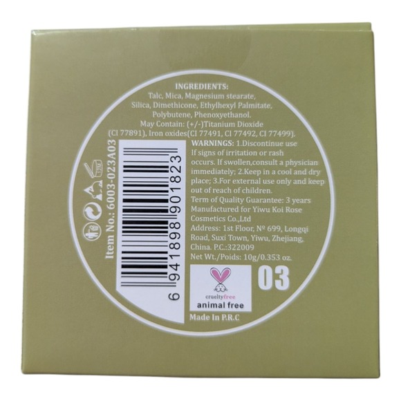 MISS ROSE Professional Make-up Compact Powder 03 Item No:‎ 6003-023A03 - Picture 2 of 3